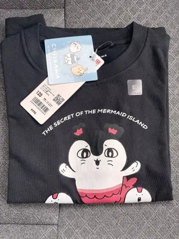 UNIQLO 치이카와 (먼작귀) T셔츠 120cm 새상품