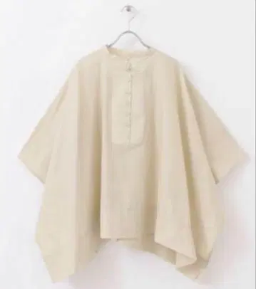 미사용 ITEMS URBAN RESEARCH 판초 셔츠 면 100%