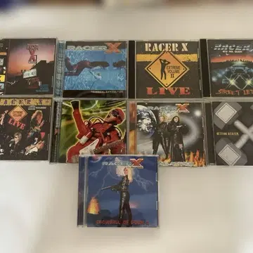 RACER X CD 9장 세트