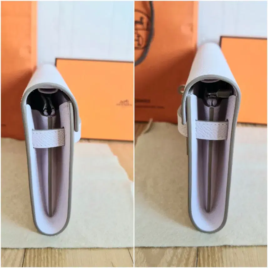 에르메스 켈리투고 모브페일 금장 새상품 사진 8