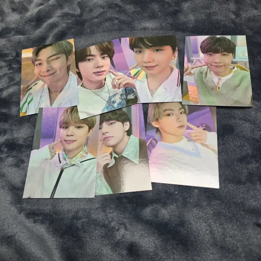 7장 일괄 소우주 파자마 미니포카 방탄 bts