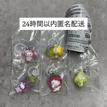 산리오 캐릭터즈 과일 표시 액세서리 전 5종 컴플리트