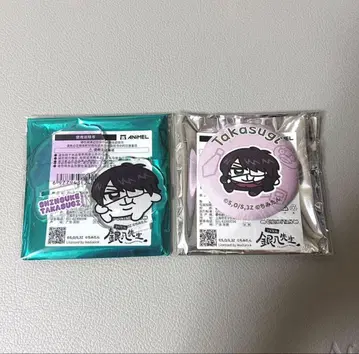 은혼 긴파치선생 치미탄 타카스기 신스케 아크릴 스탠드 캔뱃지 중국 한정판 2점