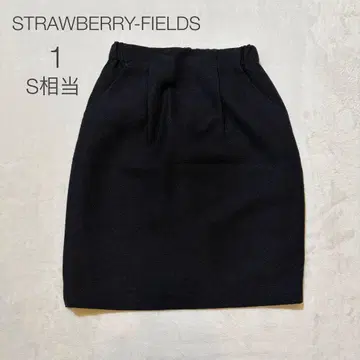 [ STRAWBERRY-FIELDS ] 타이트 스커트 블랙 1 S 상당 고품질