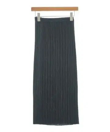PLEATS PLEASE 롱 맥시 길이 스커트 여성용