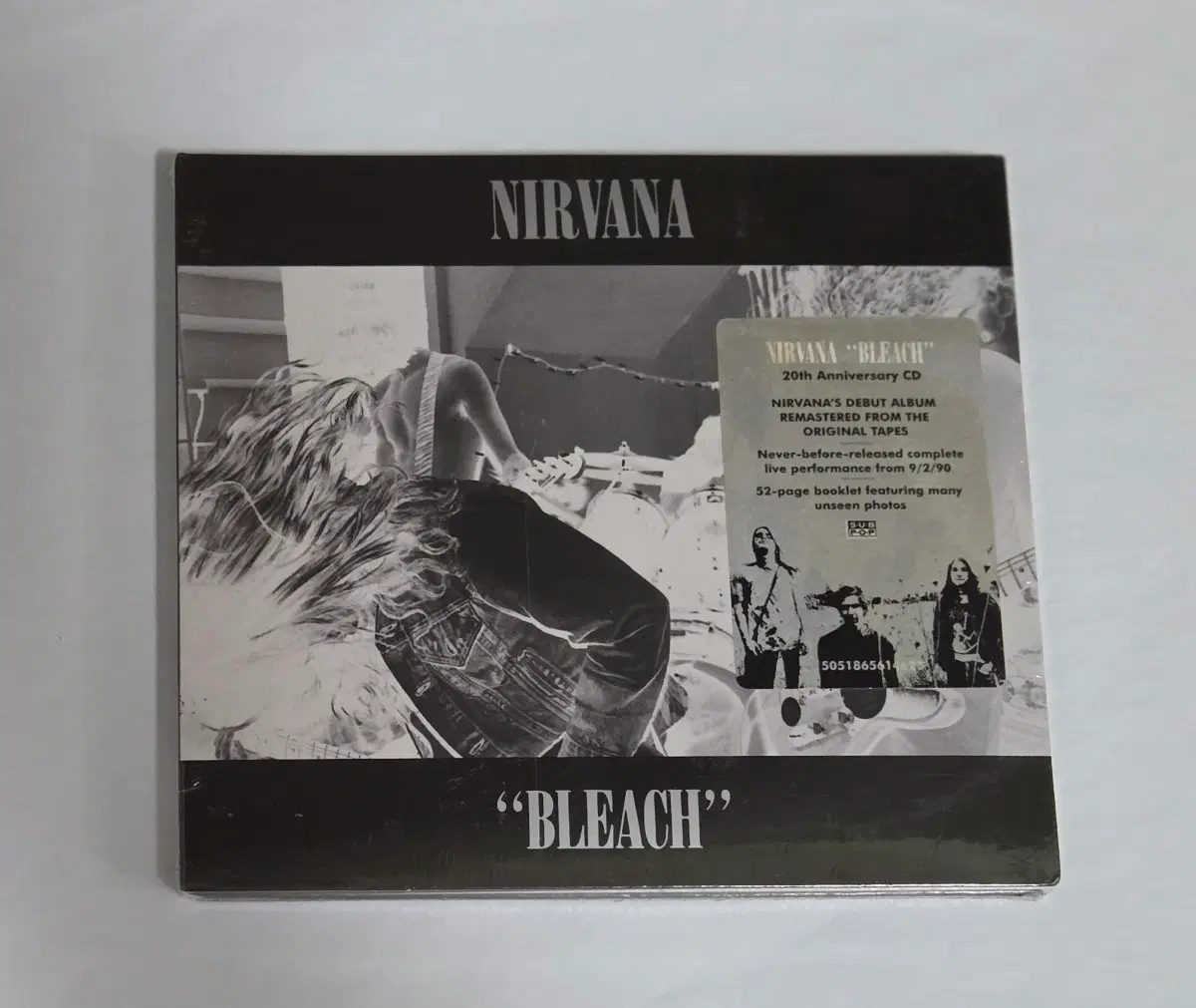 미개봉 너바나 Bleach 디럭스 앨범 시디 CD 커트 코베인