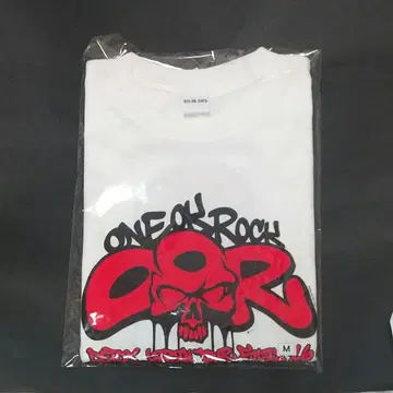 ONE OK ROCK 티셔츠C WHITE (사이즈 M)