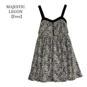[ MAJESTIC LEGON ] 원피스 미니 기장 꽃무늬 올 패턴 안감 포함 Free
