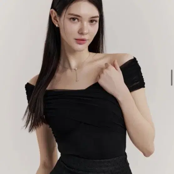 새상품) 그레이스유 시스탑 sis top 블랙, 베이지 xs-s