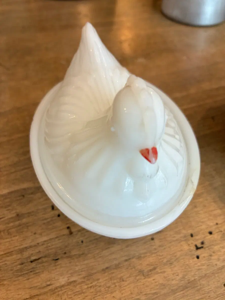빈티지밀크글라스캔디자