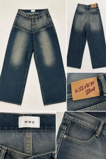 W.W.G SILVER JAM 와이드 데님 Y2K 그런지