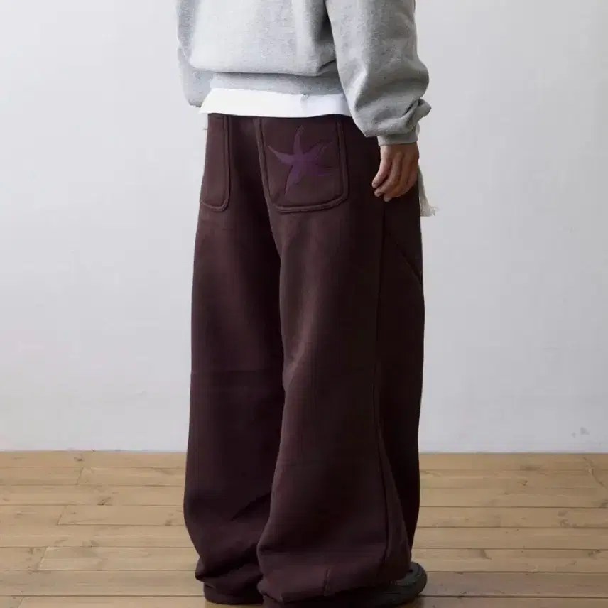 TCM starfish sweat pants (burgundy) M 더콜디스트모먼트 스웻팬츠 버건디 M