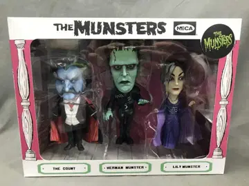 NECA THE MUNSTERS THE COUNT/HERMAN MUNSTER/LILY MUNSTER
