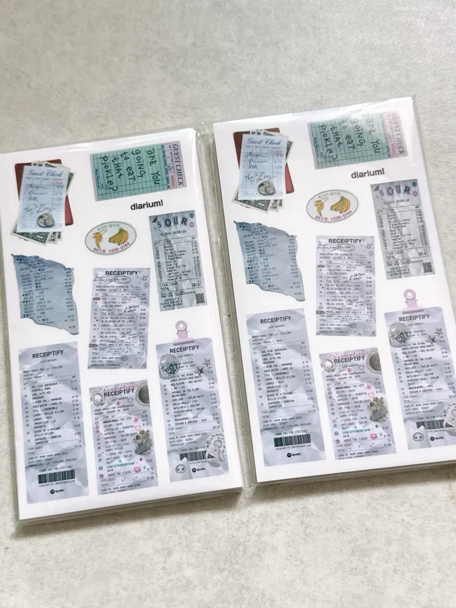 디아리움 스티커 다꾸처분 감성다꾸