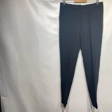 로베르토 콜리나 이탈리아제 센터 프레스 슬랙스 팬츠 L 블랙