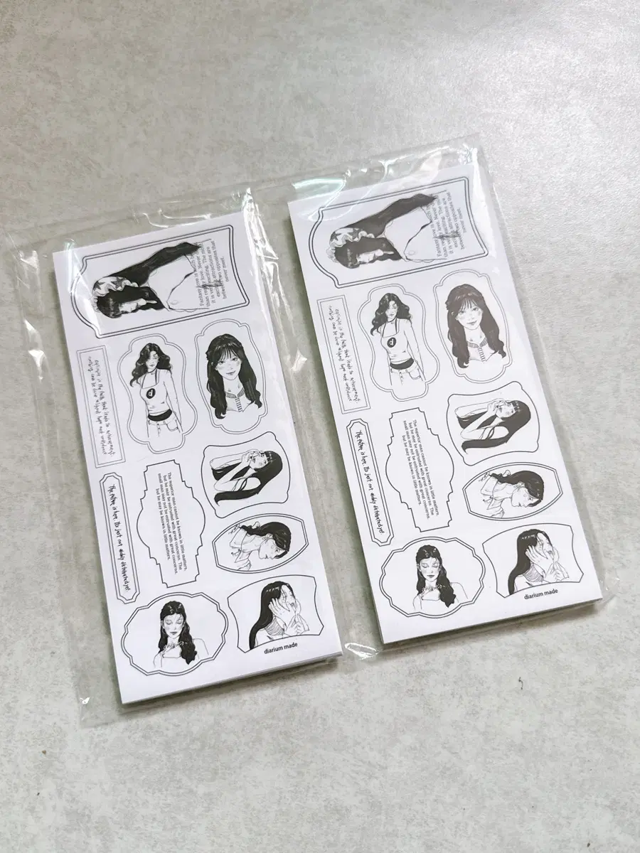 디아리움 스티커 다꾸처분 감성다꾸