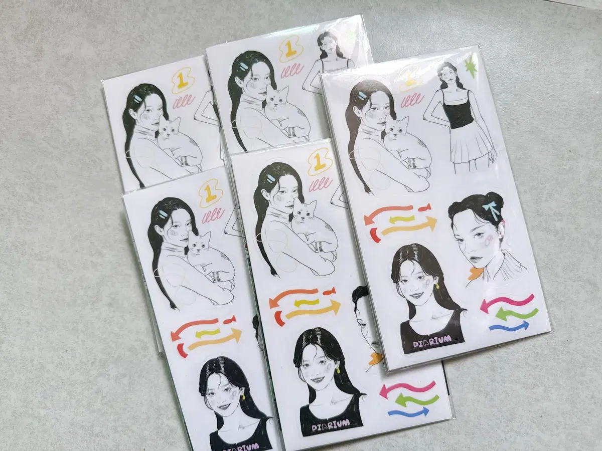 디아리움 스티커 다꾸처분 감성다꾸