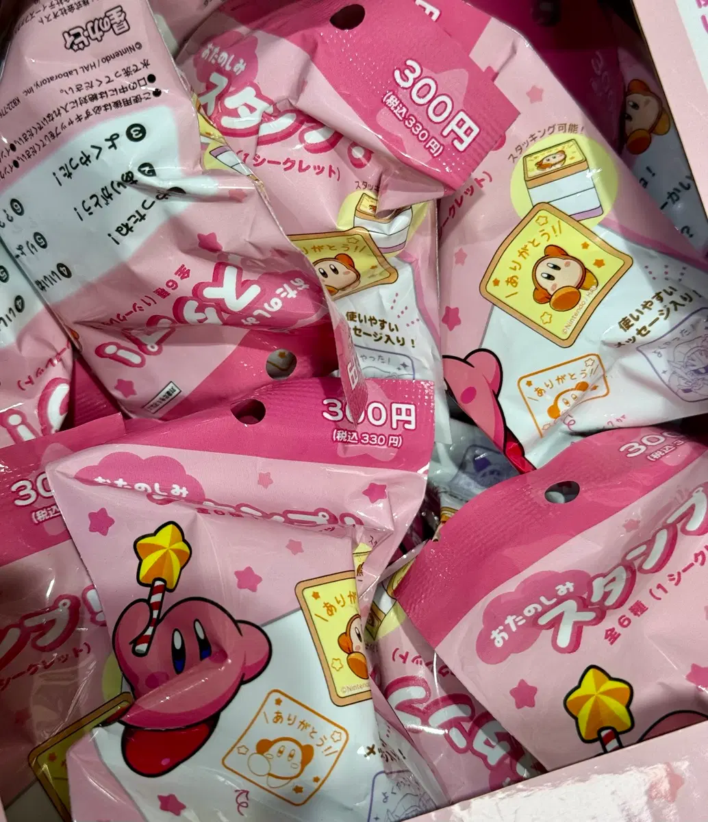 별의커비 랜덤 스탬프
