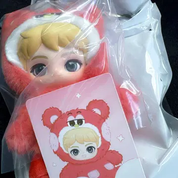 POPMART RIIZE Fluffy Club 봉제 인형 펜던트