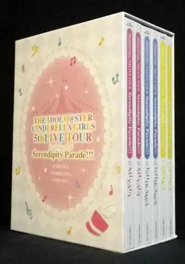 라이브 Blu-ray THE IDOLM@STER CINDERELLA GIRLS 5thLIVE TOUR Serendipity 세트