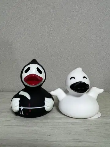 LILALU 러버덕 2체 세트 오리 사신 유령