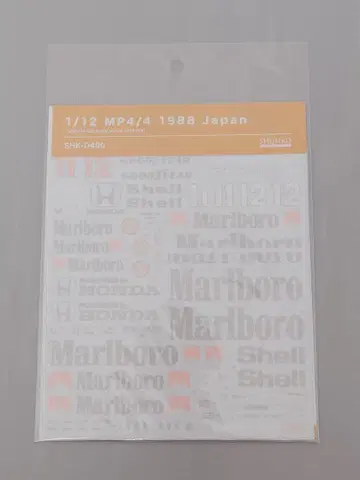 1/12 MP4/4 1988 Japan 풀 데칼 #1