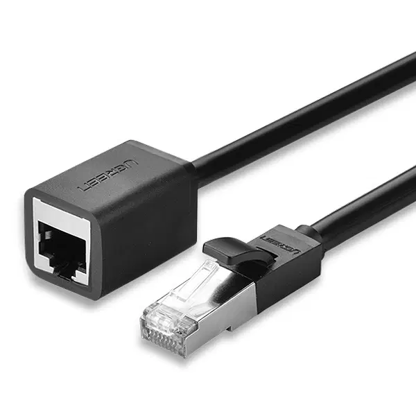 26AWG 네트워크연장 Cat.6 FTP 랜케이블 1m 블랙