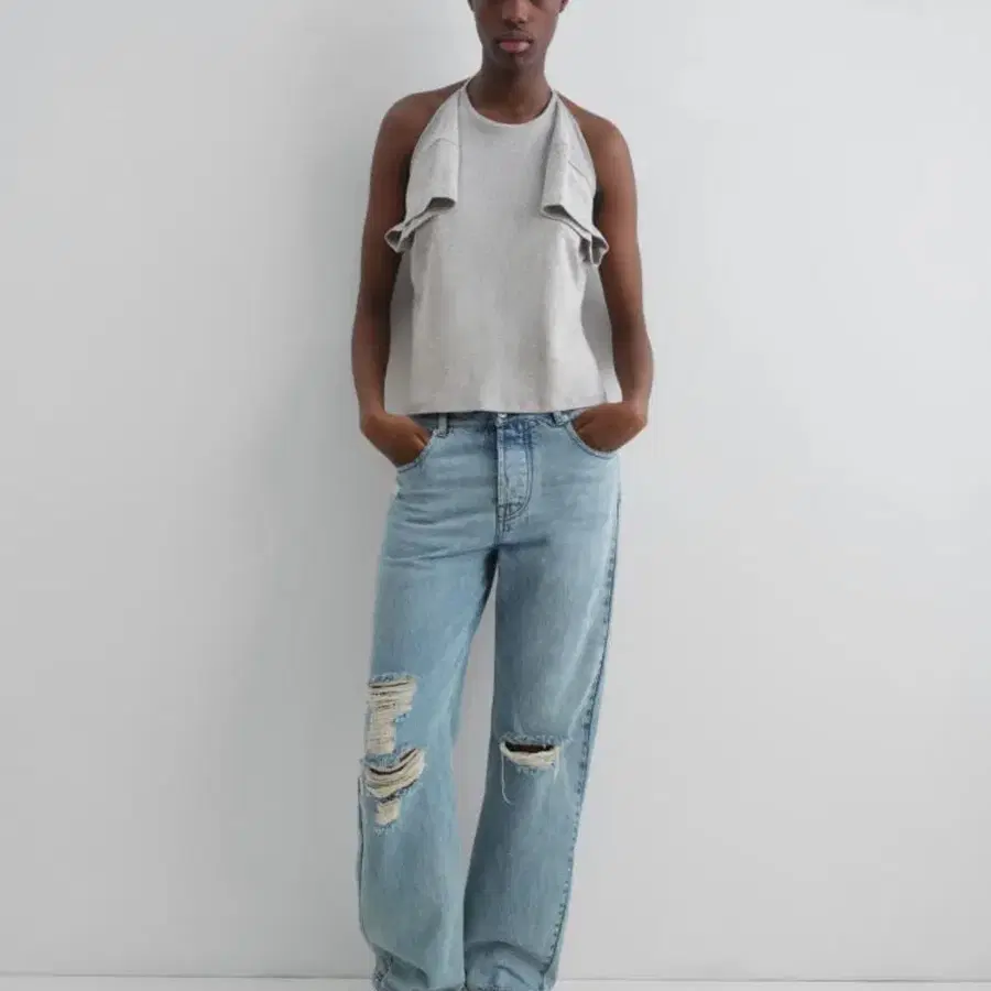 Gimaguas rotos denim pants