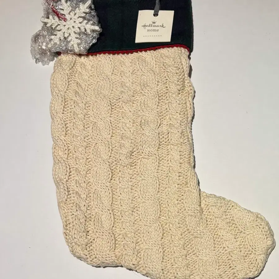 홀마크 크리스마스 스타킹 스웨터 새제품