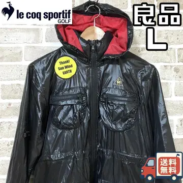 [ 선착순 ] 르꼬끄골프 남성용 풀집업 자켓 L 블랙 계열