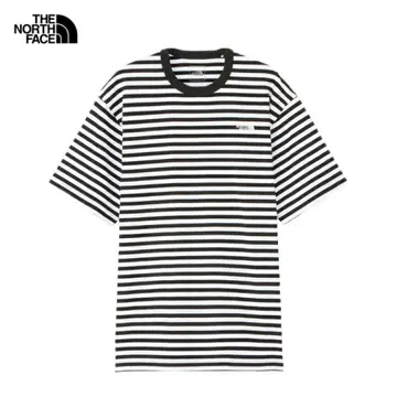 THE NORTH FACE 숏 슬리브 멀티 보더 티