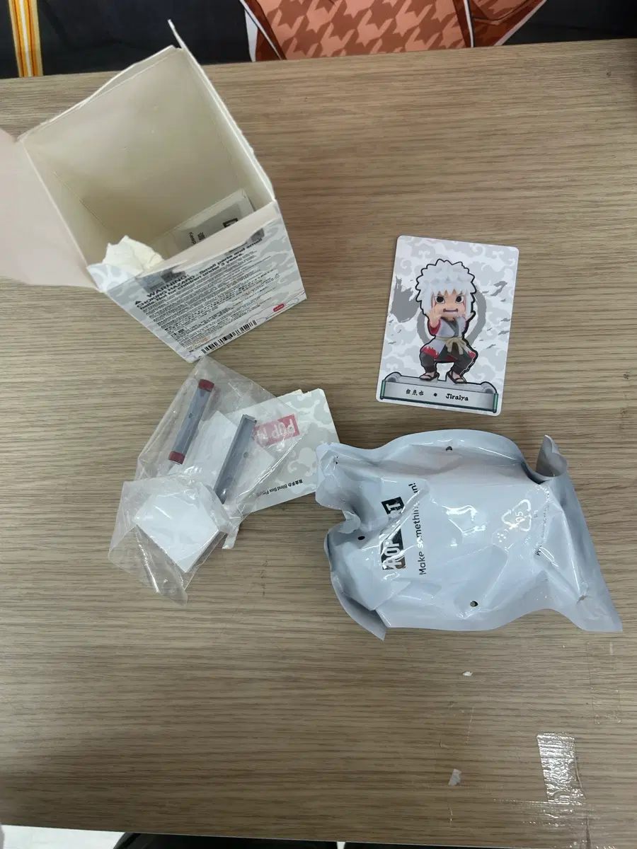 (교환, 판매)나루토 팝마트 유년기 지라이야 피규어