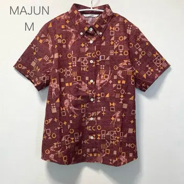 [ 미사용 ] MAJUN*여성용 카리유시 의류 아로하 쿨 비즈 오키나와