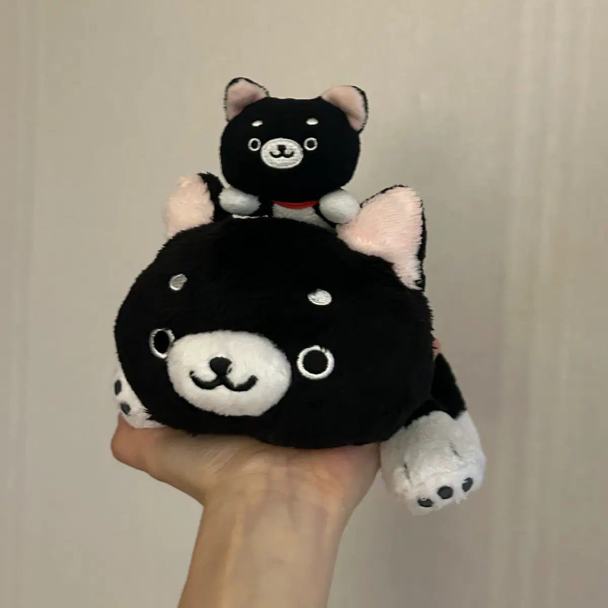 (세트) 고전 산엑스 이이와켄 블랙탄 시바견 인형
