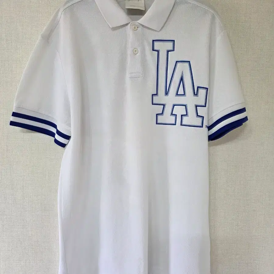 MLB LA다저스 반팔 카라티 화이트