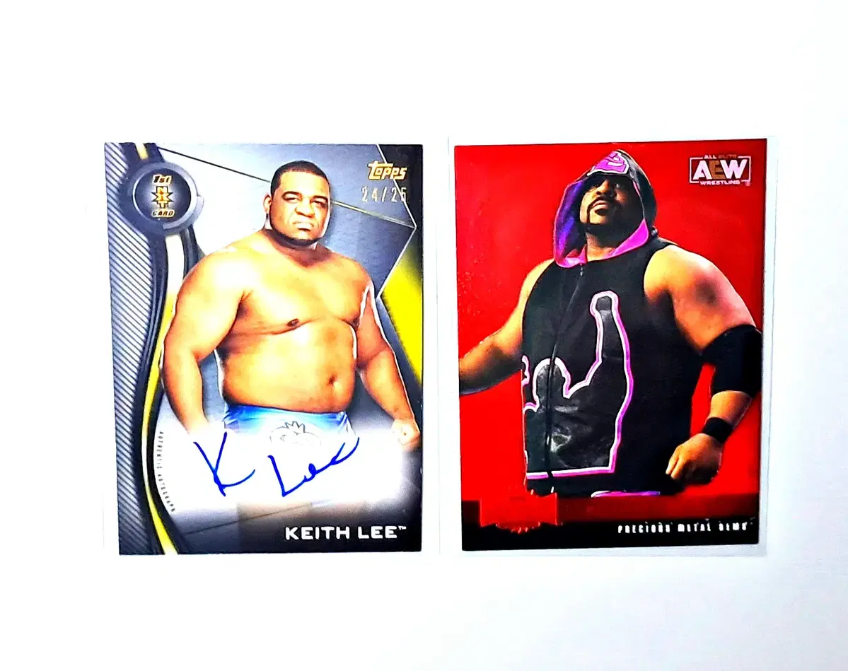 WWE AEW 키스리 퍼스트 25한정 오토 + 90한정 레드PMG 탑스 어퍼덱