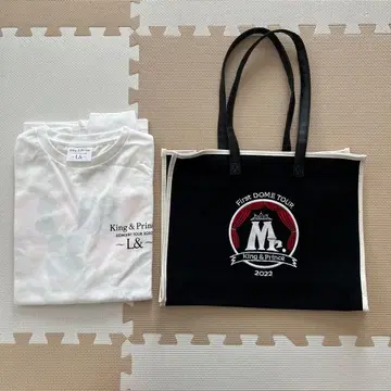 King & Prince 돔 투어 토트백 L&랜드 롱 T셔츠