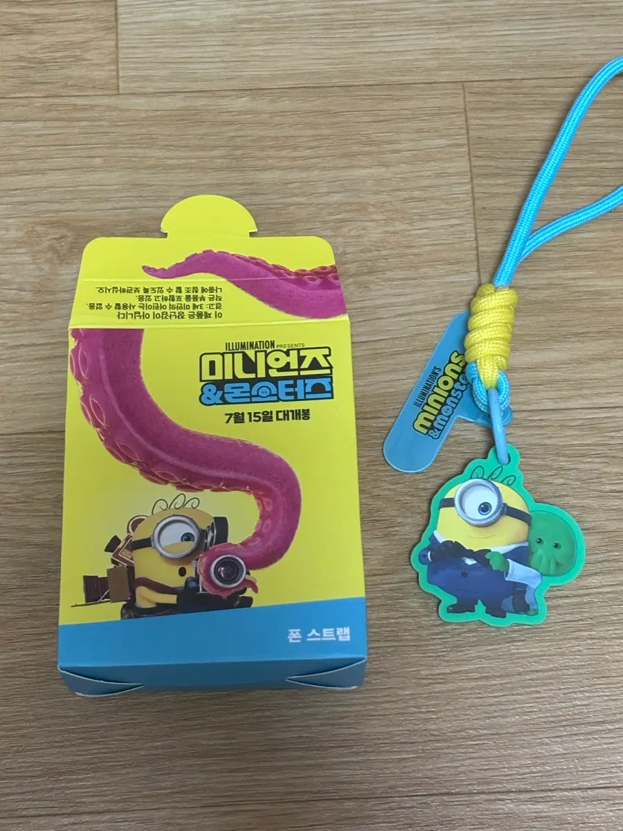 미니언즈 캐릭터 폰스트랩 영화 굿즈