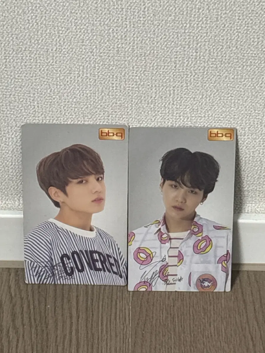 방탄소년단 전정국 민윤기 슈가 비비큐 포토카드