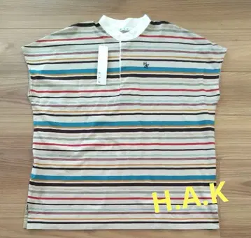 [새상품] H.A.K 반팔 피케 셔츠 멀티 컬러 프리 사이즈