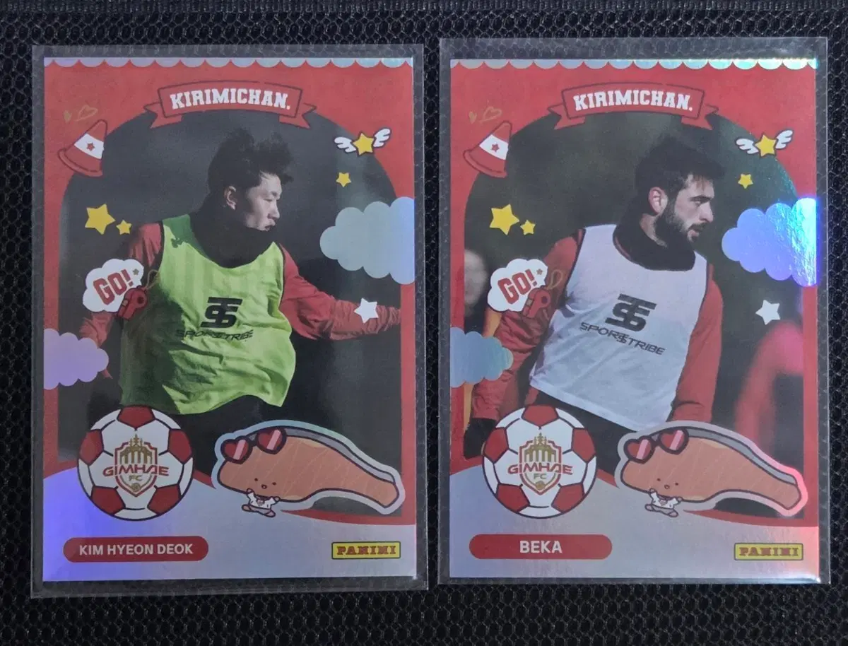 k리그 산리오(김해 FC 김현덕 / 베카 축구 카드) 2종 일괄