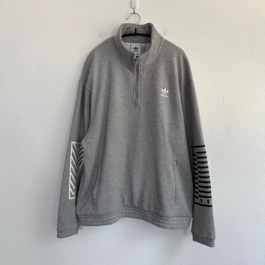 [2XL] 아디다스 하프집업 맨투맨