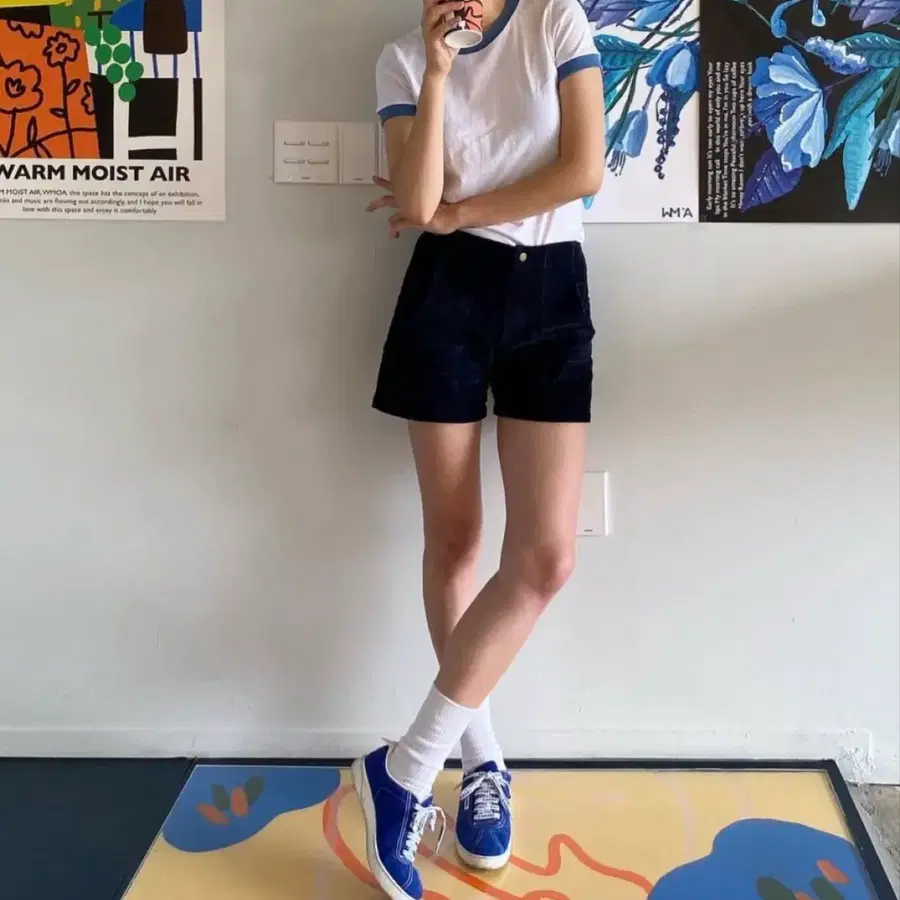mimistic 미미스틱 70s 코듀로이 반바지