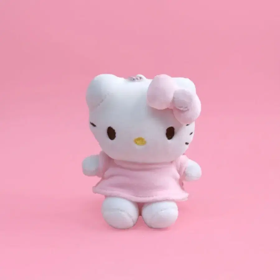 산리오 헬로키티 엔젤 인형키링 12cm 핑크