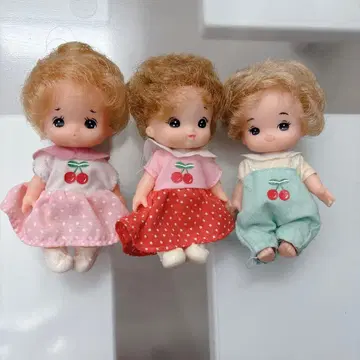 리카짱 인형 세 쌍둥이 인형 3체 세트 체리 패턴