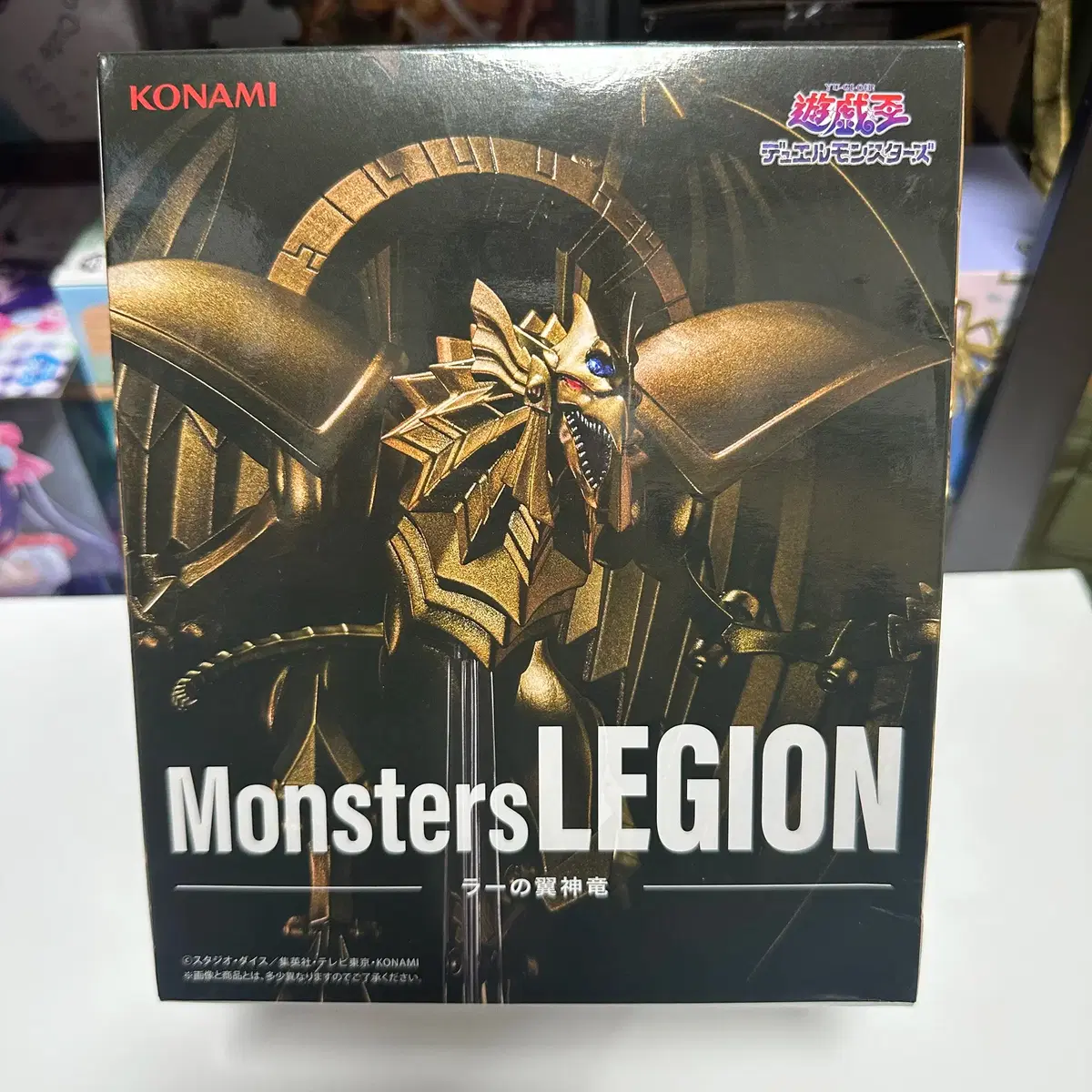 미개봉 유희왕 Monsters LEGION 라의 익신룡 피규어