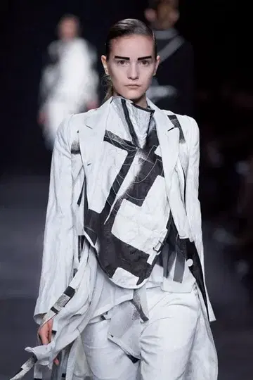 ANN DEMEULEMEESTER 튜닉 베스트 슬리브리스 원피스