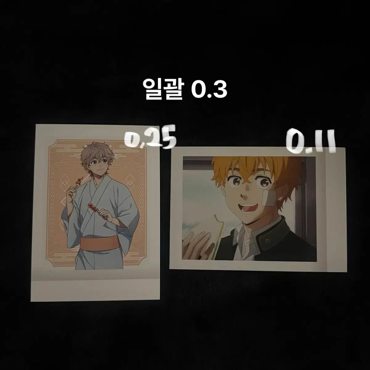 윈드브레이커 윈브레 지류 포토카드 쵸지 니레이