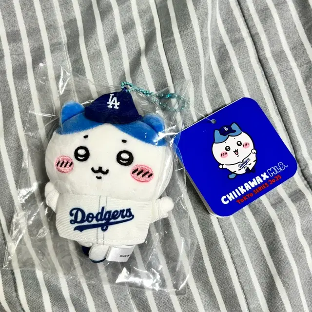 나가노 먼작귀 하치와레 도쿄시리즈 LA다저스 마스코트