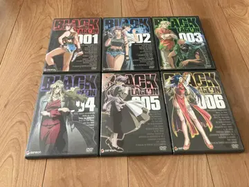 BLACK LAGOON DVD 001~006 전권 세트